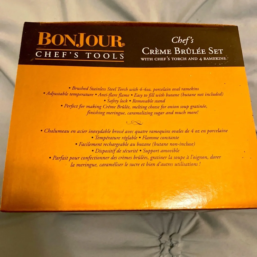 BRAND NEW Creme Brulee Set - Picture 2 of 3